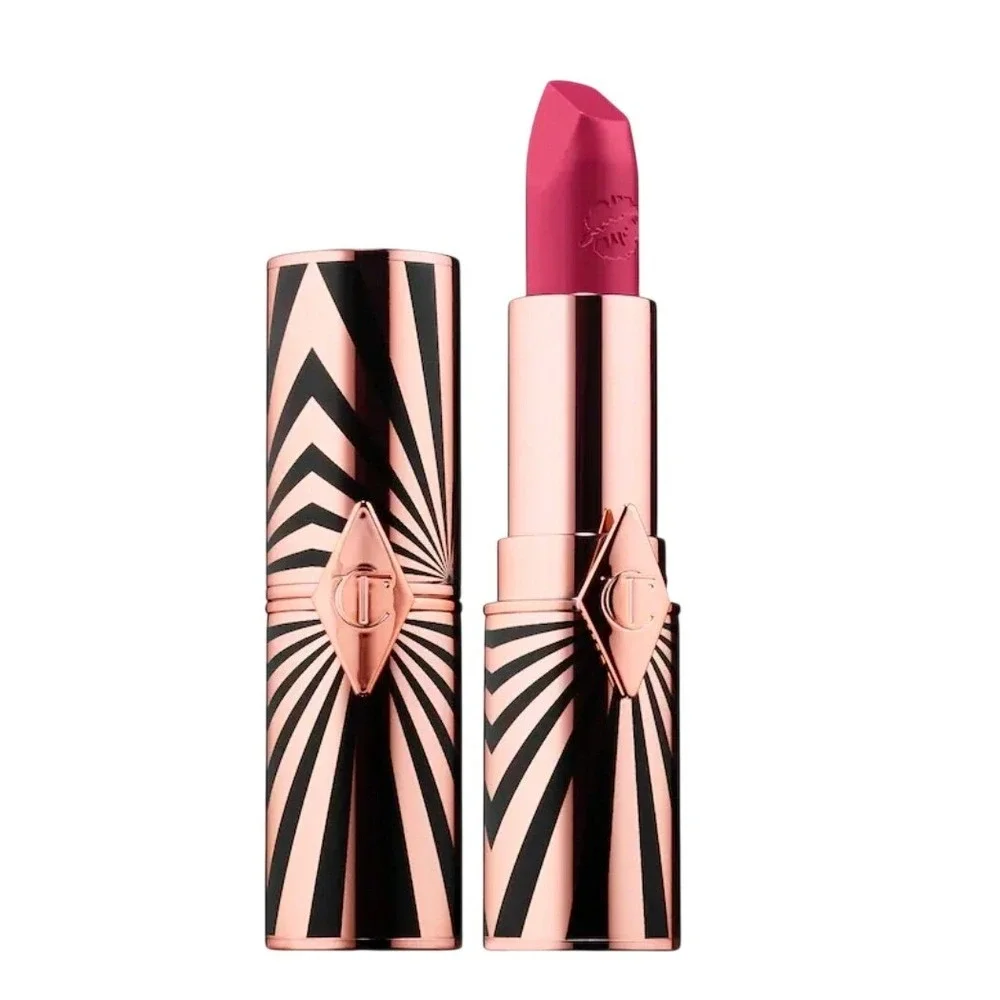 Charlotte Tilbury Hot Lips 2 Lipstick Amazing Amal Matte Berry Pink 3.5g NIB